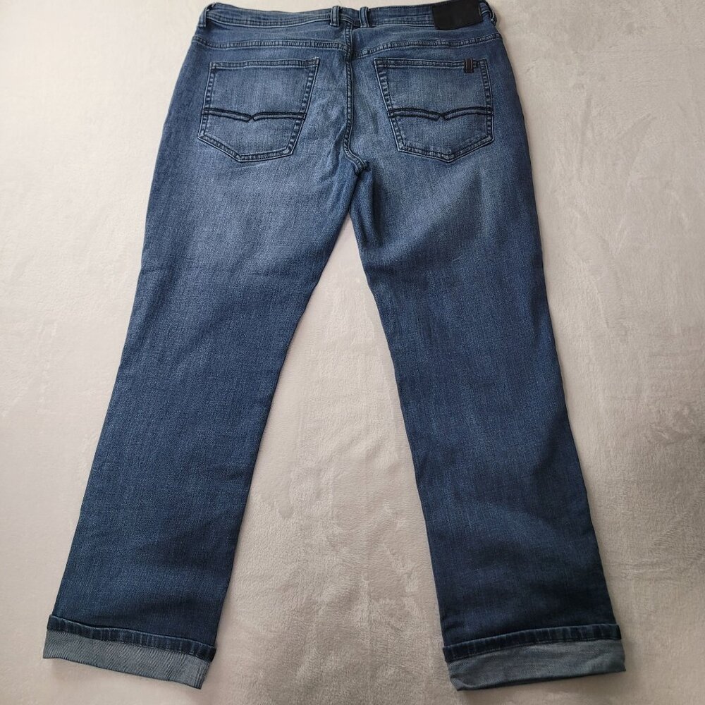 Buffalo David Bitton Jackson-X Straight Stretch Men's Blue Denim Jeans Sz 36X32 - Picture 2 of 12